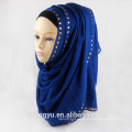 Fashion New Pattern whosale women plain stone diamond hot stylish muslim hijab